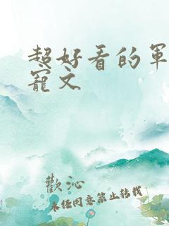 超好看的军婚甜宠文