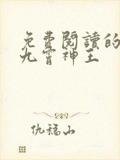免费阅读的小说九霄神王