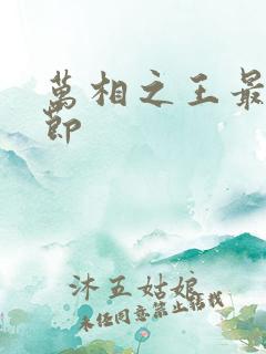 万相之王最新章节