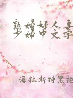 熟妇好人妻丰满少妇中文字幕