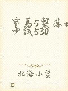 宝马5系落地多少钱530