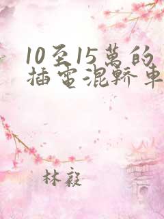 10至15万的插电混轿车