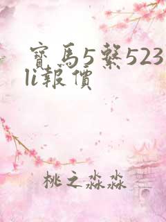 宝马5系523li报价