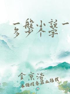 一般小说一章有多少个字