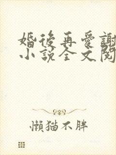 婚后再爱谢嘉珩小说全文阅读