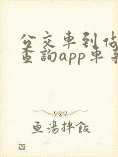 公交车到站实时查询app车来了