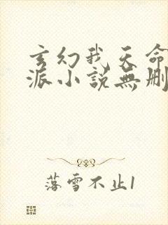 玄幻我天命大反派小说无删减