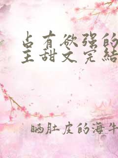 占有欲强的双男主甜文完结