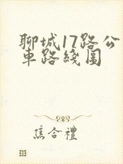 聊城17路公交车路线图
