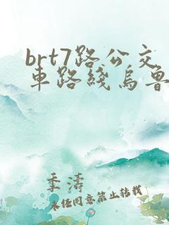 brt7路公交车路线乌鲁木齐
