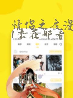 情侣之夜漫画第1季在哪看：结局+番外