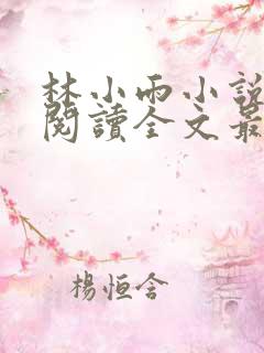 林小雨小说免费阅读全文最新章节