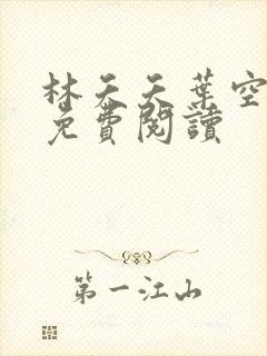 林夭夭叶空小说免费阅读