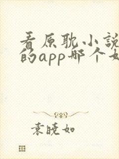 看原耽小说免费的app哪个好
