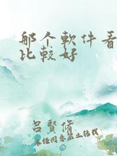 那个软件看小说比较好