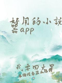 好用的小说阅读器app