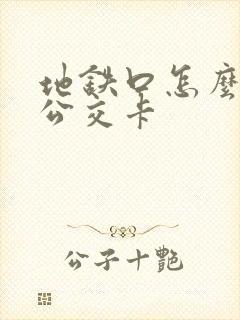 地铁口怎么充值公交卡