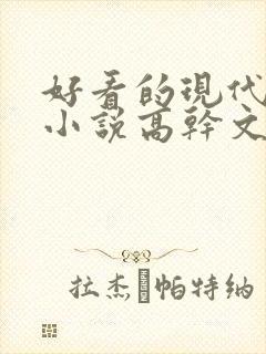 好看的现代言情小说高干文