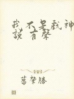 我不是戏神 小说 有声