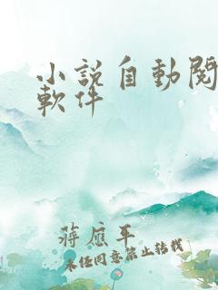 小说自动阅读的软件 小说自动阅读的软件