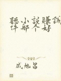 听小说赚钱的软件哪个好