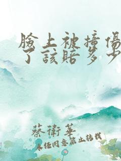 脸上被撞伤留疤了该赔多少钱