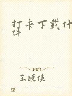 打卡下载什么软件