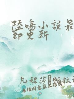 陆鸣小说最新章节更新