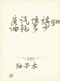 广汽传祺gm8油耗多少 广汽传祺gm8油耗多少