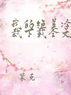 我的绝美冷艳总裁下载全文