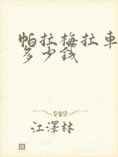 帕拉梅拉车灯要多少钱