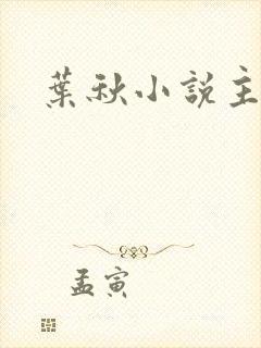 叶秋小说主人公 叶秋小说主人公