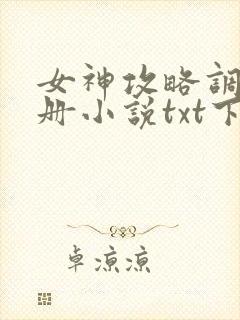 女神攻略调教手册小说txt下载