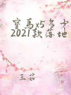 宝马x5多少钱2021款落地