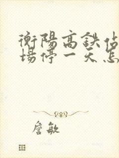 衡阳高铁站停车场停一天怎么收费