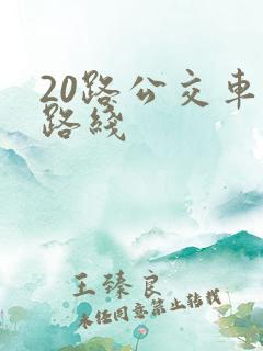 20路公交车的路线