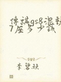 传祺gs8混动7座多少钱