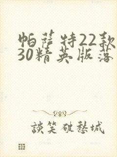 帕萨特22款330精英版落地价