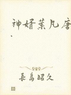 神婿叶凡唐若雪.