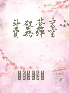 斗破苍穹小说免费无弹窗 斗破苍穹小说免费无弹窗