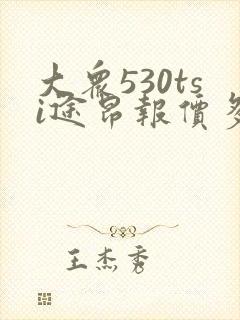 大众530tsi途昂报价多少钱一辆