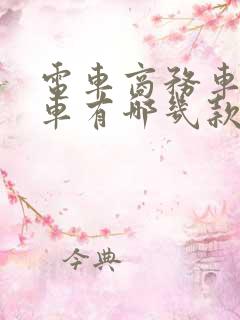 电车商务车七座车有哪几款