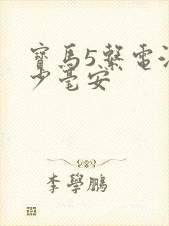 宝马5系电池多少毫安