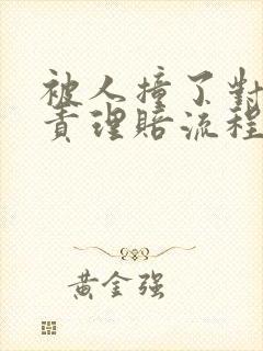 被人撞了对方全责理赔流程