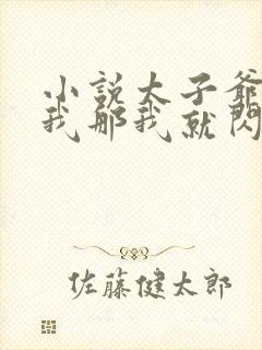 小说太子爷不爱我那我就闪婚了在线阅读