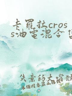 卡罗拉cross油电混合售价 卡罗拉cross油电混合售价