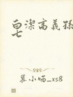 白洁高义孙倩老七