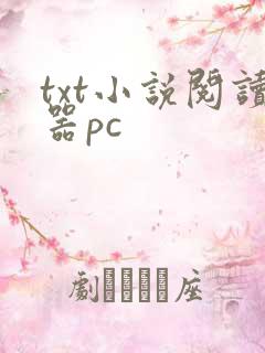 txt小说阅读器pc