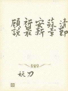 顾祈安苏清柔小说最新章节更新内容