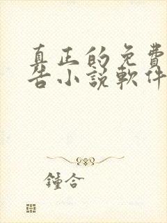 真正的免费无广告小说软件